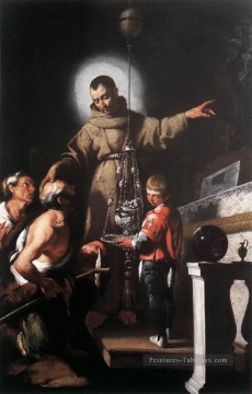  Strozzi Peintre - Le Miracle de St Diego d’Alcantara italien Baroque Bernardo Strozzi
